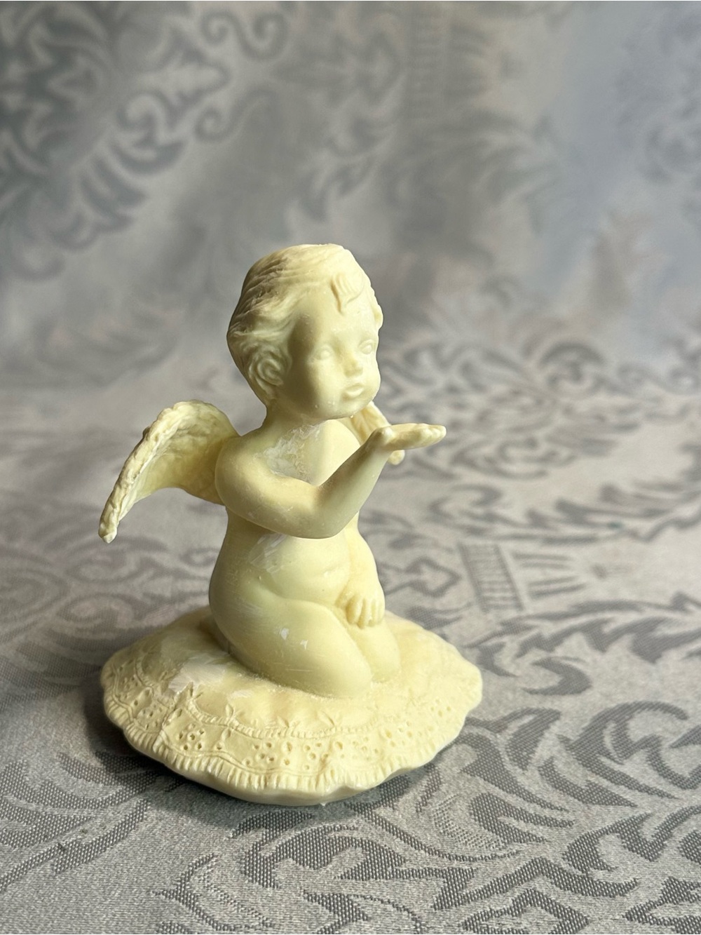 Angel Cherub Ring Holder 3” Resin